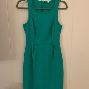 Deep turquoise skater dress